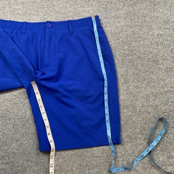 Under Armour Shorts Mens 34 Ocean Blue 10 in Inseam Lightweight Performance Golf - Picture 5 of 9